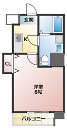 ドゥエリング桜川の物件間取画像